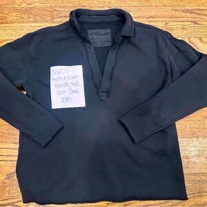 NWOT Black Patrick Top. Size Small
